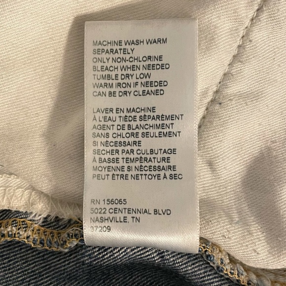 Able‎ The Cut Off Distressed Denim Jean Shorts Size 26 - Picture 6 of 6